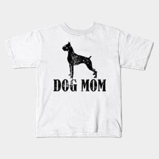 Boxer Dog Mom Kids T-Shirt